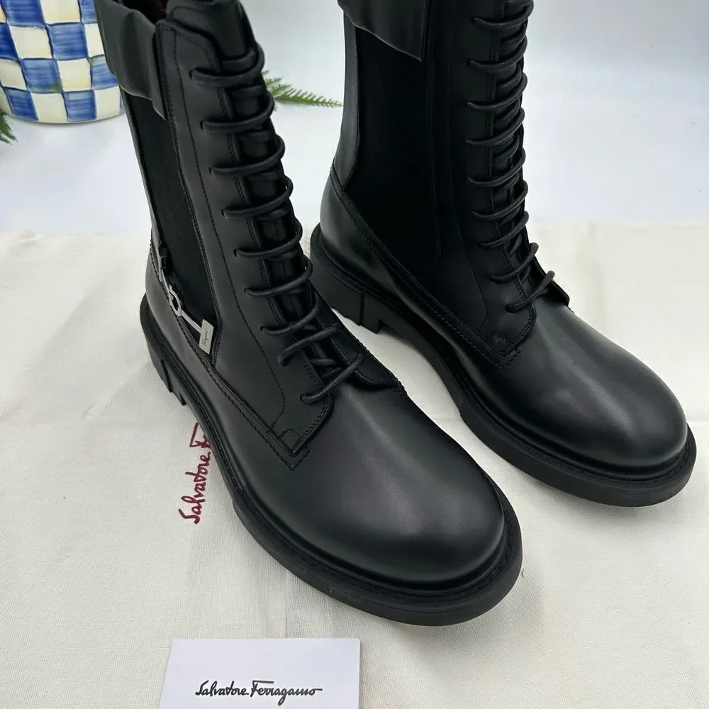 Men's Salvatore, Ferragamo, Iglesias, gancio Chelsea boots size 8.5 EE